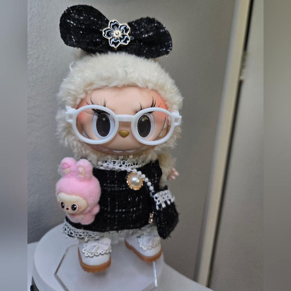 Outfit For Labubu With Toy Bear And Accessories